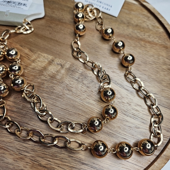 Fashion Jewelry 3 Piece Lot Set 2 Pairs of Cubic Zirconia Earrings 1 Necklace - Picture 4 of 7